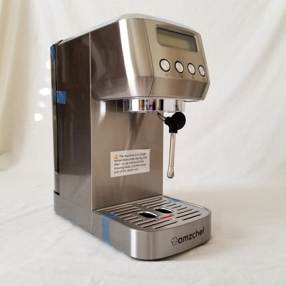 New in Box! Espresso Machine - 20bar, Milk Frother, LCD Control Panel, Adj. Temp - Picture 12 of 16